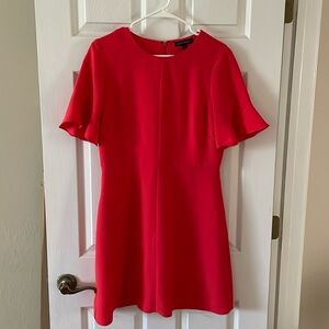 Banana Republic Red Semi Formal Dress